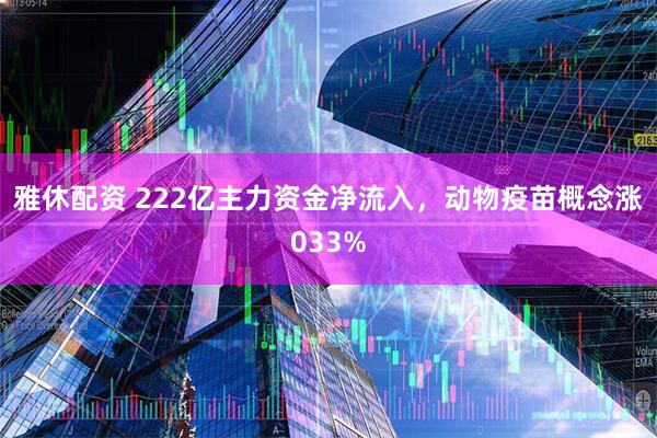 雅休配资 222亿主力资金净流入,动物疫苗概念涨033%